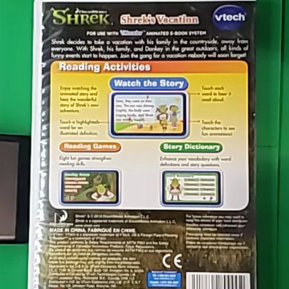 V-Tech V.Reader Shrek Shreks Vacation - Picture 2 of 3